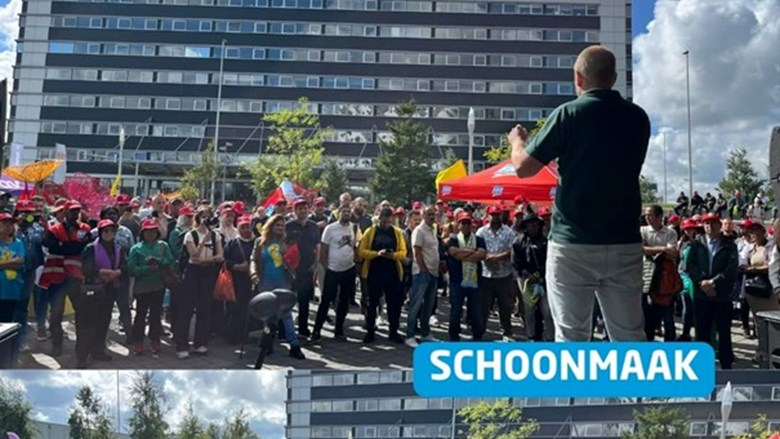 FNV: Schoonmakers voeren na Schiphol ook actie bij NS tijdens 48-uursstaking